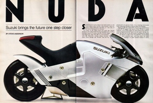 baburujidai:Suzuki Nuda, 1986 Tokyo Motor Show Concept Bike