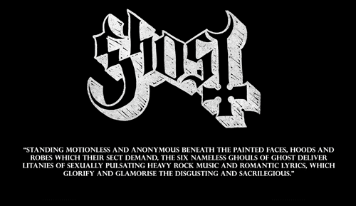 witchimage - A very mini intro to the band Ghost!Ghost logo gif