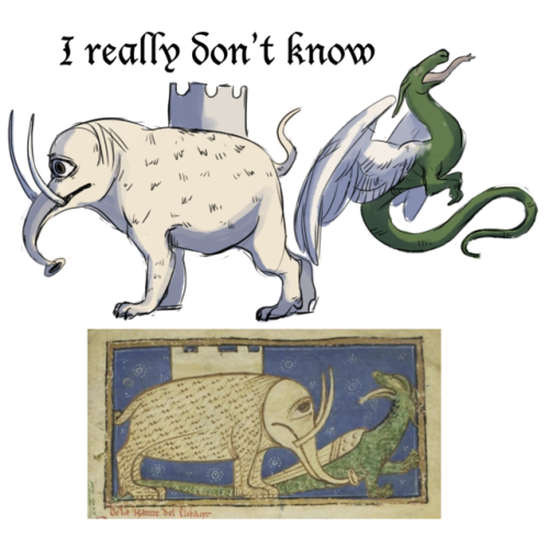 cryptid-coyote:new art meme: redraw crappy medieval artwork of...