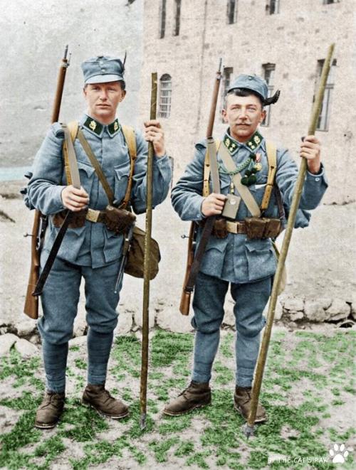 historicaltimes - WW1 Austro Hungarian alpine infantry 1916....
