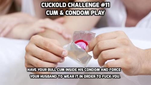 cuck-challenge - Make sure hubby is 100% humiliated by the slimy...