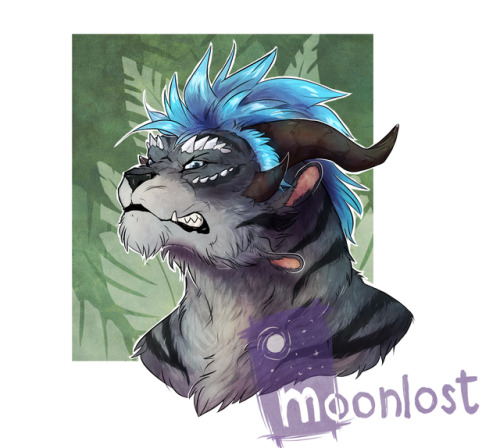 moonlost - Awww yeaaaa, finished commission work. This guy was an...