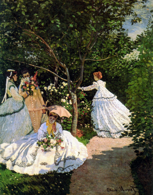life-imitates-art-far-more - Claude Monet (1840-1926)“Women in...