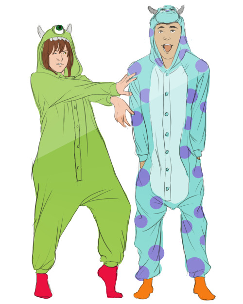 0samwhich - Snk Trainees in Onesies. Look how freaking cute they...