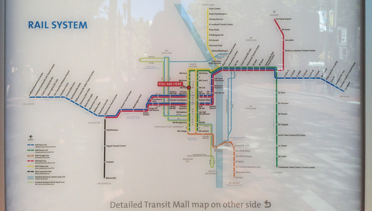 NEW Official Map: TriMet MAX Light Rail, Portland,... - Transit Maps