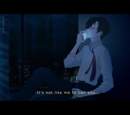 thirdlet - -Thoughts of you-Jumin drunk calling MC after the...