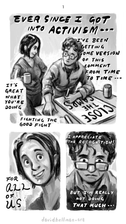 davidhellman - My comic about why we should all be activists. Made...