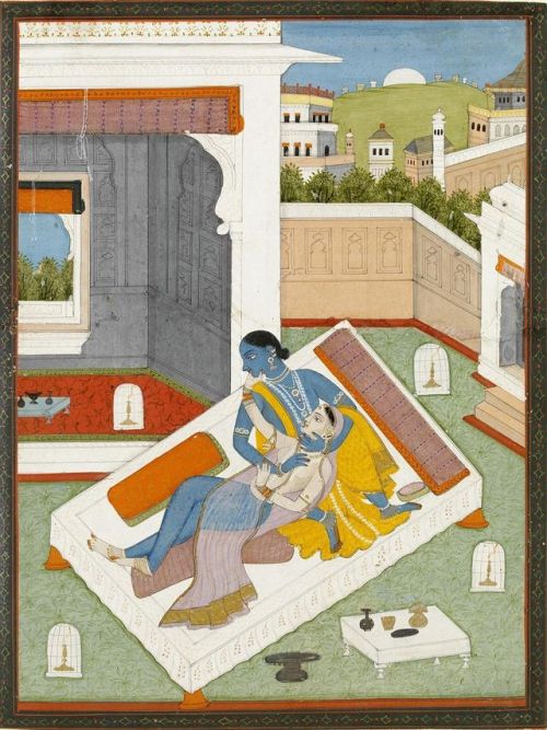 Radha and Krishna. 1820