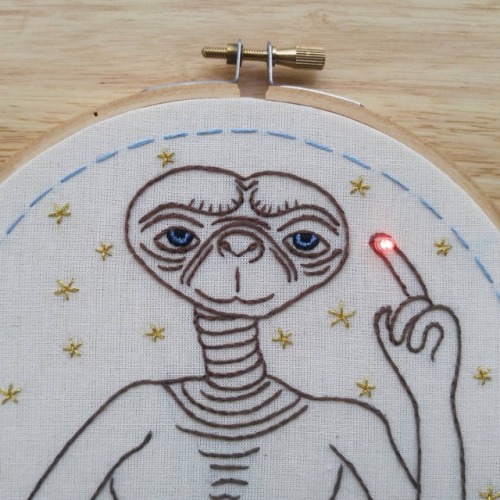 sosuperawesome - UFO, E.T. and Constellation LED Embroidery, by...