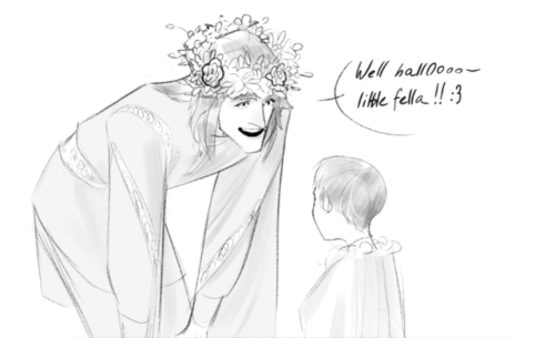 sauronisnotamused - Just some doodles of Beleg and little Turin...