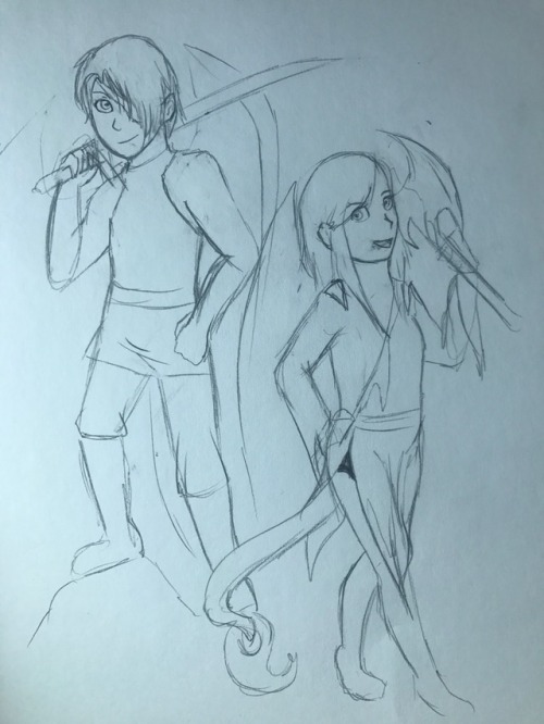 alicornalice - Rough sketches of Kenta’s younger twin siblings,...