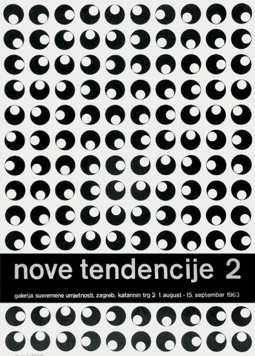 furtho:Ivan Picelj’s poster promoting the Nove Tendecije 2...