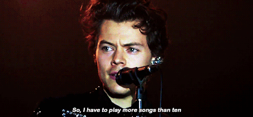 thestylesgifs - “I only have 10 songs..” @ Basel, Switzerland