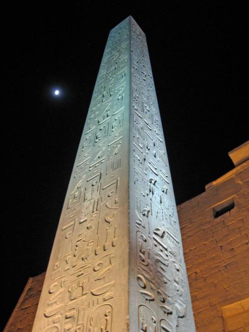 ancientegyptlove - One of two obelisks at the entrance of Luxor...