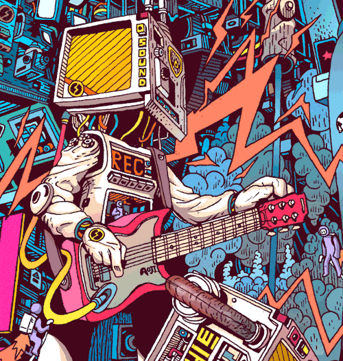 astromech-punk - Hardrock Space Machine by Lee Juyong 