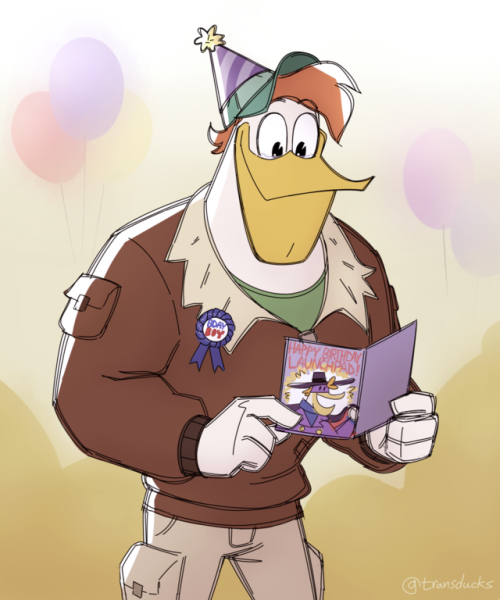 transducks - its launchpads birthday!!! the kids made him a card...