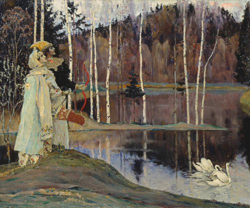 spoutziki-art - Lovers by Mikhail Vasilevich Nesterov - 1905
