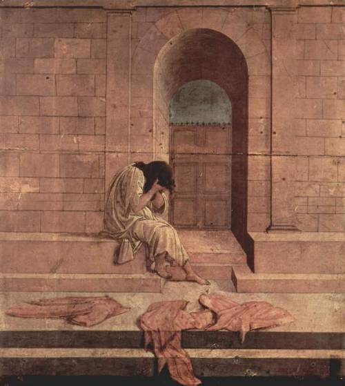 artist-botticelli:The outcast, Sandro BotticelliMedium:...