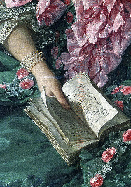 novastarna - Francois Boucher, Madame de Pompadour (details of...