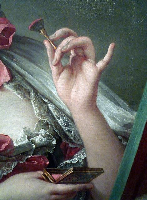 novastarna - Francois Boucher, Madame de Pompadour (details of...