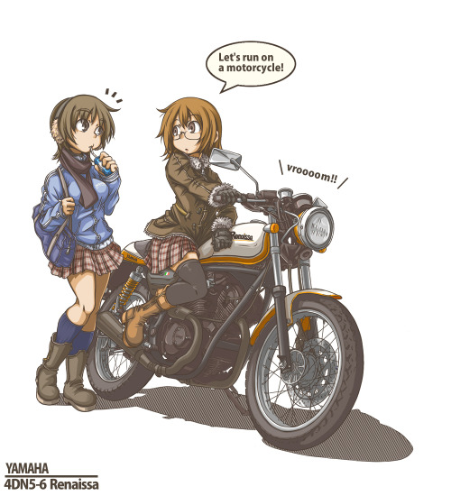 バイクと！ - バイクと少女の組み合わせっていいよね！