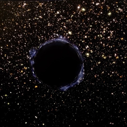 traverse-our-universe - Artist’s rendering of a supermassive black...