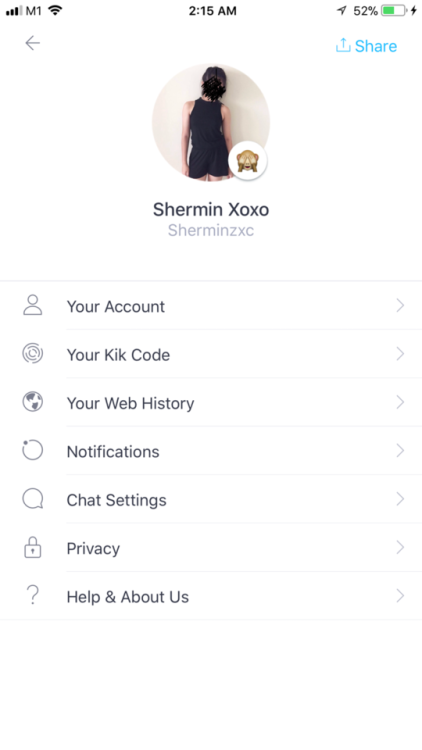 shermin02:Hmm so alot of my horny soldiers asked for my kik so...