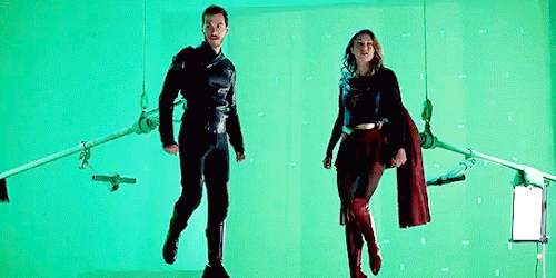 katie-mcgraths - Melissa Benoist and Chris Wood in Supergirl...