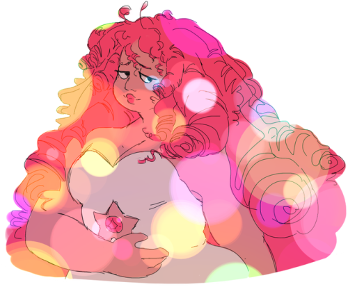 i always thought rose’s hair should be like, actually curly