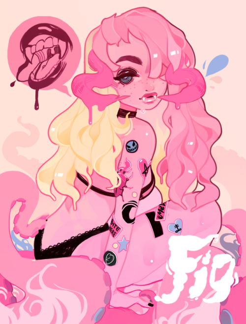 lolimoogs - A mega pink commission for my precious friend...