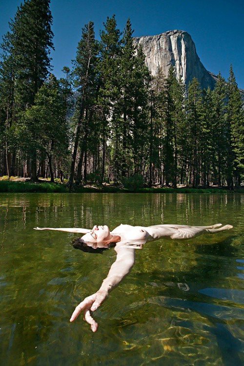 digger-one:Serenity in nature’s silence. #NudeSwimming...