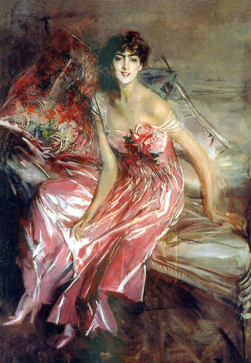 fawnvelveteen - Giovanni Boldini, Lady in Rose