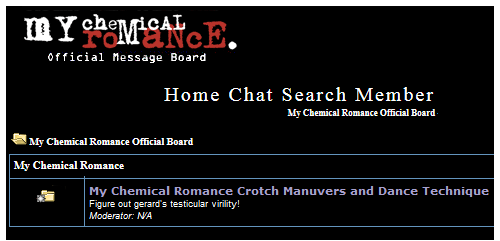 newger-z:mcr’s 2002/03 official website forum board“crotch...