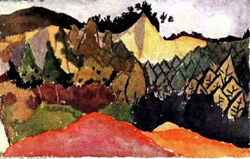 expressionism-art - In the Quarry, Paul Klee