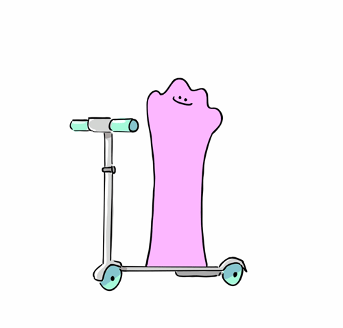 thefantastician - anyways here’s ditto on a scooter