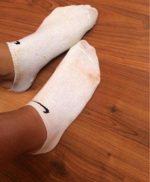 anklesocksfetish - #me #Nike #nikesocks #socks #whitesocks...