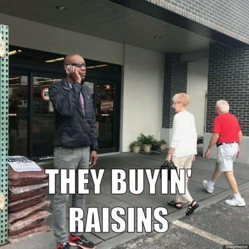 lebritanyarmor - LMFAOOOOOOO “ they buyin’ raisins “