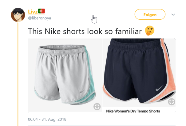 nike haikyuu shorts