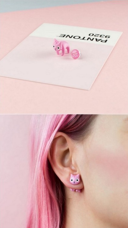 culturenlifestyle - Adorable Cat Polymer Clay Earrings Inspired...