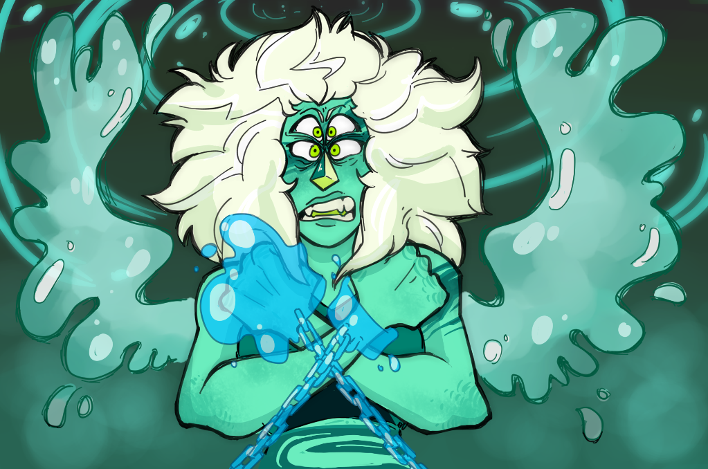 malachite sure caused a lot of trouble but she was so badass