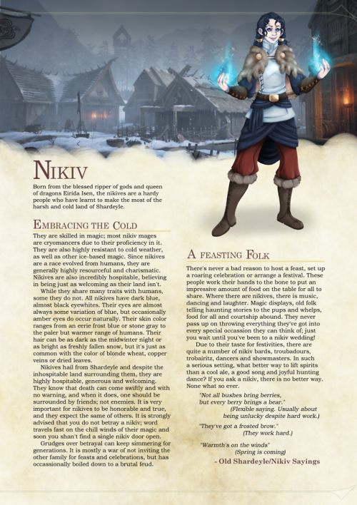 dnd-creations:Race: NikivCreated by dnd-creations“Never have...