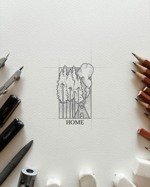 weandthecolor:Hand-Drawn Graphics by Deep BearSee more...