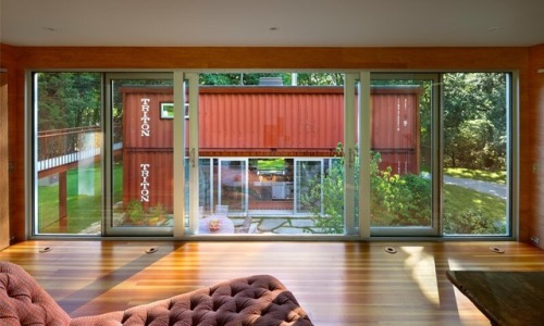 prefabnsmallhomes - The Old Lady, a three shipping containers...