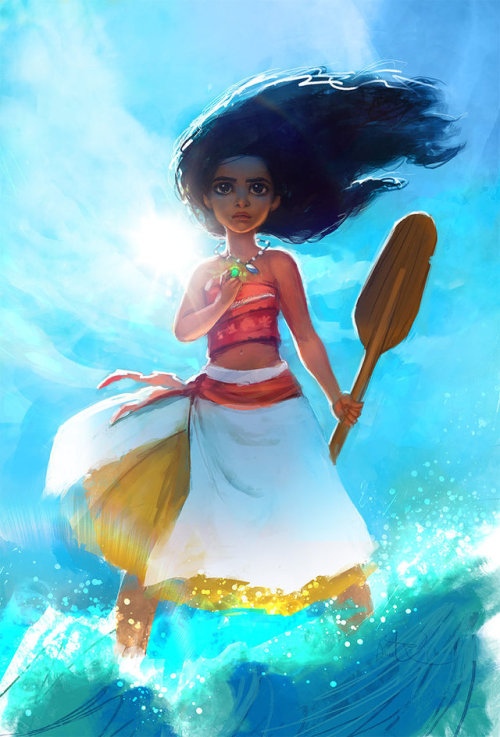 princessesfanarts - The Wave by anndr