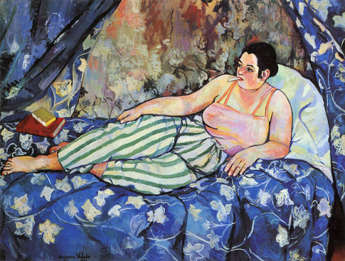 olosta:Suzanne Valadon, The Blue Room (La chambre bleue), 1923...