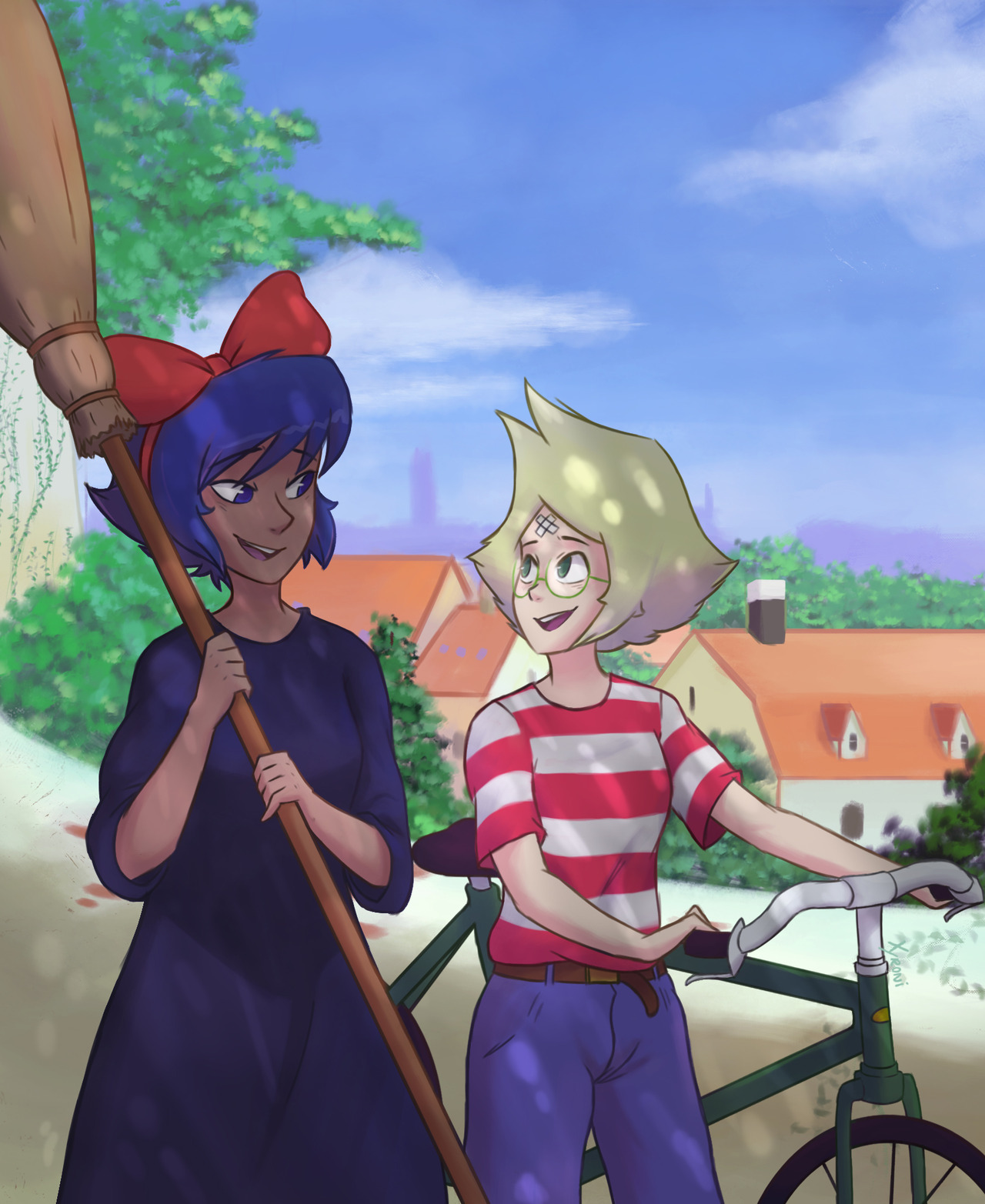 Lapis’ Delivery Service Practicing some backgrounds and hey it’s a start!