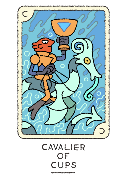 woah! it’s Tarot Tuesday! today’s card is the Cavalier of...