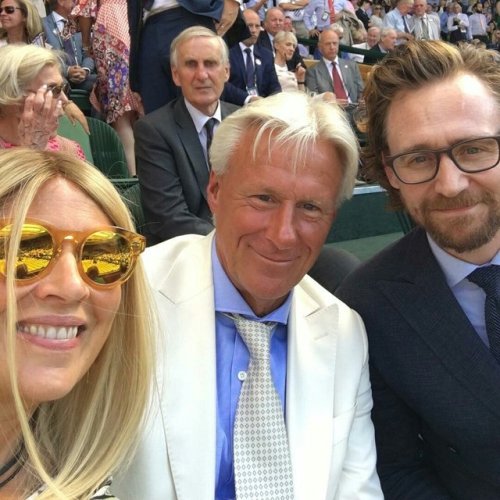 lolawashere - lolawashere - TomHiddleston with Björn Borg at...