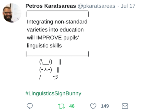 allthingslinguistic - Linguistics takes on the Sign Bunny meme. 