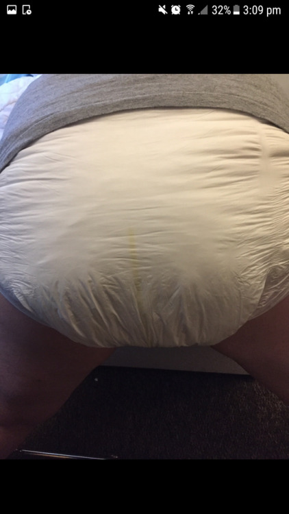 diaperedslave - This naughty girl got an enema when a friend came...